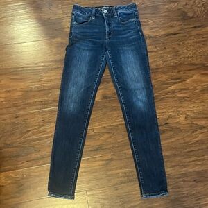 American Eagle Outfitters Dark Indigo Skinny Jeans